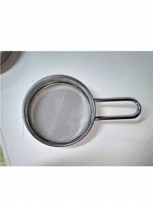 1 pieza Tamiz de azúcar en polvo portátil de acero inoxidable, compacto y fácil de almacenar, adecuado para postres DIY en dormitorios/decoración de fiestas de graduación/horneado en casa, accesorio básico de horneado, esencial de cocina para el regreso a la escuela en dormitorios - Multicolor - Ver 14