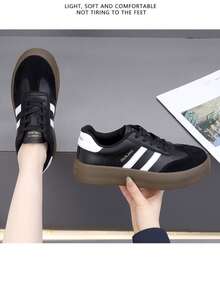 女士安全鞋，系带新款安全鞋，超柔软皮革鞋面，钢制鞋头，防砸防刺工作鞋，轻便透气工业建筑防护鞋，女士劳动防护鞋，适合春、夏、秋、冬四季穿着 - 黑色 - 查看 6