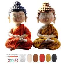 2 件套钩针编织入门套装，成人钩针编织入门套装，附带分步文字教程，弥勒佛 DIY 编织套装，可爱有趣的家居装饰品，生日、情人节、万圣节和圣诞节礼物 - 杏色 - 查看 9