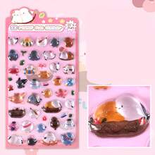 Cartoon Stickers For DIY Scrapbooking, Birthday Gifts, Cute Phone Stickers, Stationery - Multicolor - View 7