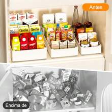 CYPN3 Organizador de Gabinete Extraíble Organizador de cajones Profundidad 13.5/18/27 cm con Adhesivo No Drill cajones deslizantes Suaves para gabinetes de Cocina Organizador Debajo delFashion - 219617114 - Ver 6