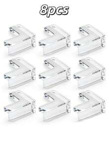 12pcs Silicone Furniture Corner Guards, Transparent Soft Edge Protectors, Corner Bumpers, Best Clear Table Corner Cushions, Protect Furniture & Cabinets From Sharp Edges - Clear - View 12