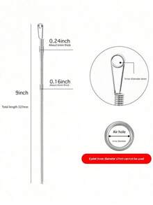 1/2/3pcs Flexible Guiding Head Pull Cord Tool, Multifunctional Spring-Loaded Inserter For Clothing Elastic Bands, Lace, Ribbons, Belts, DIY Assistant, Household Essential Set, Christmas Gift, Women, Steel Spring Flexible