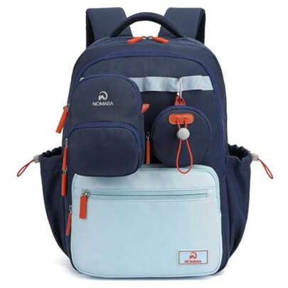 CYPNNOMARA Mochila Escolar Juvenil Gran Capacidad Mochila para Laptop con Monedero Extraíble Mochilas Escolares para Adolescentes Causal Adecuado para Diaria Escolar ViajeFashion