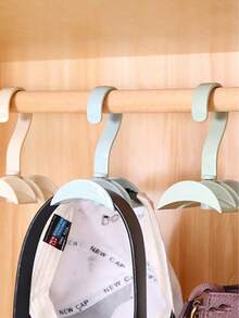 1/3件装创意旋转衣架，带2个挂钩，适用于性别揭晓派对、生日、婚礼、聚会，也是送给同事、朋友和家人的完美礼物，非常适合返校季、配饰收纳、衣物整理，实用便捷的衣橱配件。