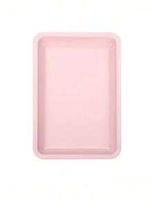 1pc Stainless Steel Square Jewelry Tray, Makeup Organizer Dish - Multicolor - View 11