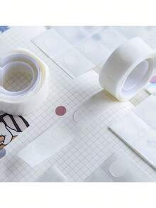1200pcs/600pcs (12rolls/6rolls) Double-Sided Adhesive Dots, Transparent Balloon Glue Dots, Removable Glue Dots, Craft Glue Dots, Valentine's Day Gift
