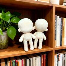 Mini Plush Doll Body Pattern (Makes 11.5cm Doll), A4 Size Reusable PET Stencil, DIY Doll Base, Easy Anime Character Sewing Template (8.3x11.7"), Reusable Anime / K-Pop Idol Doll Making Ruler - Multicolor - View 6