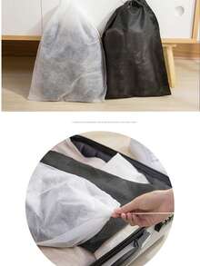 40pcs/50pcs Portable Travel Shoe Bags, Space-Saving Dust-Proof Storage Bags, Moisture-Proof Shoe Organizer Bags, Hanging Shoe Storage Bags - White - View 6