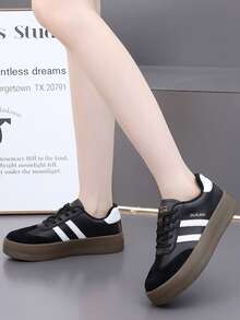 女士安全鞋，系带新款安全鞋，超柔软皮革鞋面，钢制鞋头，防砸防刺工作鞋，轻便透气工业建筑防护鞋，女士劳动防护鞋，适合春、夏、秋、冬四季穿着 - 黑色 - 查看 3