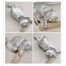 1pc Cat Toy Pillow, Bite-Resistant, Self-Entertainment, Cat Scratch Pad, Cat Toy, Cat Toy Pillow, Sisal Cat Scratch Board Pad, Scratch & Bite Resistant, Cat Filled, Cat Toy Scratching Post, Suitable For 4 Seasons, Alternative To Teaser Wand, Self-Entertainment Cat Bed Mat, Suitable As Gift For 9 Holidays. Cat Self-Entertainment, Multi-Functional Cat Bed, Pet Accessory, Non-Shedding Fabric, Long-Lasting Design, Self-Play Pillow, Cat Owner, Multi-Pet Household - Multicolor - View 9