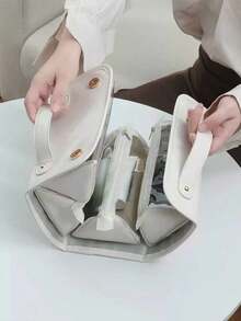 Large Capacity Portable Makeup Bag, Waterproof 4-In-1 Detachable Packing Organizer, Practical & Fashionable - Multicolor - View 7