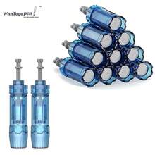 WanTogo Derrmapen Microneedling Derma Pen M8S With 12pcs Cartridge 0.25mm - 灰色 - 查看 6