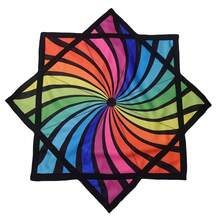 Flow Star Beginner Spinning Cloth - Easy-To-Spin Juggling & Skill Toy - Dapo Star Fingertip Spinning Cloth, Ideal For Performance, Play, And Exercise - 紅色 - 查看 1