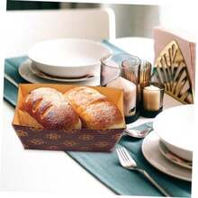 CYPNHEALLILY 25 piezas Moldes Desechables de Papel Kraft para Hornear Pan Resistentes Altas Aptos para Pasteles y Postres Paquete de Unidades para Cocina y ReposteríaFashion - 224180878 - Ver 6