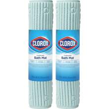 CYPNCLOROX by Duck Brand - Alfombrilla de baño Acolchada de Espuma Antideslizante con succión para Mayor Comodidad y  17 x 36 Pulgadas Azul Cielo Paquete de 2Fashion - 227343043 - Ver 2