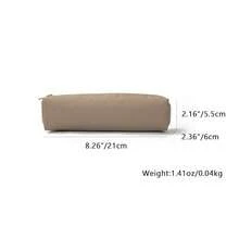Studen Oxford Cloth Color Pencil Case Bag Storage Cosmetic Bag For Schoolsss - 卡其色 - 查看 3