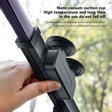 Retractable Car Windshield Sunshade With Suction Cup, UV Protection, 45.5 Cm, To Effectively Block Heat.