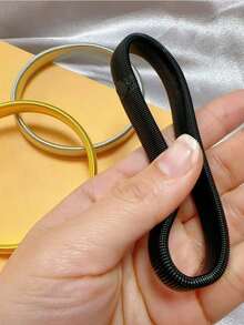 2/6pcs Shirt Sleeve Holder, Elastic Metal Armband, Non-Slip Sleeve Cuffs, Unisex