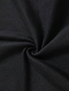 Women's Fashion  Black Sleeveless Vest For Pet Groomers - EAT, Sleep & Dogs, Comfortable Casual Top - 黑色 - 查看 4