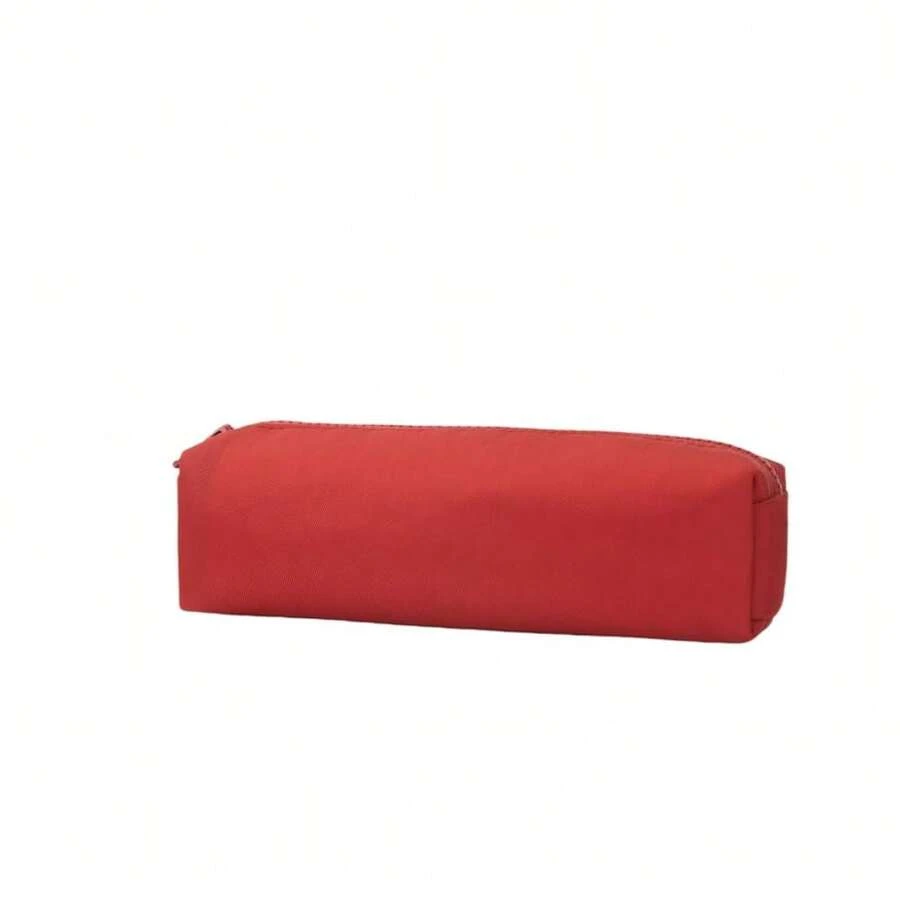 Studen Oxford Cloth Color Pencil Case Bag Storage Cosmetic Bag For Schoolsss - 紅色 - 查看 1