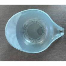 1 pieza Tazón de plástico para lavar arroz con filtro - Limpieza eficiente para granos pequeños, herramienta de cocina, accesorio de cocina, regalo de utensilio de cocina esencial para chefs en el hogar, almacenamiento de cocina que ahorra espacio, idea de regalo de cocina navideña - Multicolor - Ver 4