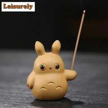 Lindo, incienso de arcilla púrpura, mascota deé, conejo, juegos deé, figurita deé, juguetes de juego, estatua deé, adornos, suministros de manualidades - 5,6 x 4,8 x 3,4 cm - Ver 5