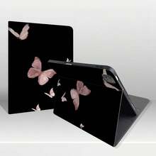 1pc Cartoon Minimalist Butterfly Tablet Protective Case For IPad 11 2025/Air 7 2025/10.9/Air4/5/6/10.2/Pro 11/10th/9.7/10.5, Sleep/Wake Function - Multicolor - View 1