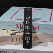 Fantasy Dragon Stainless Steel Bookmarks Fantasy Book Lover Book Charms Silver Chain Charms With Dragon Charms Dragon Lover Collectible Gifts Fantasy Gothic Bookmarks Student School Supplies Teacher Office Stationery - Multicolor - View 3