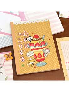 1 cuốn sổ kế hoạch A6 hình mèo cổ điển, chất lượng cao, giấy màu hoạt hình, sổ nhật ký học sinh dày dặn, sổ tay sáng tạo phong cách Nhật Bản dễ thương dành cho nữ sinh. - A6 - Xem 4