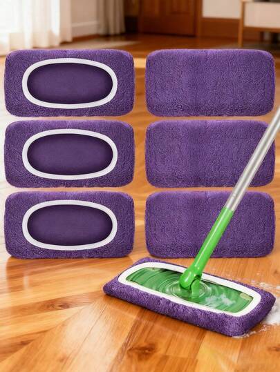 Reusable Mop Pads, Suitable For Sweeping Mops, Super Absorbent, Applicable To All Sealed Floors - Stone, Solid Wood, Laminate, And Tile.