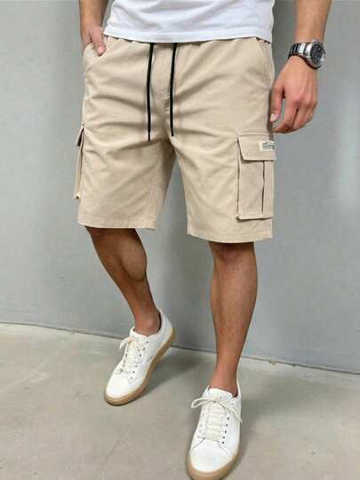 Men's Casual Cargo Shorts, Versatile For Daily Commute And College Style, Summer