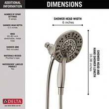 CYPNDelta Tap 58499-SS In2ition - Alcachofa de ducha de mano 175 GPM 4 ajustes acero inoxidableFashion - 227735508 - Ver 6