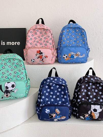  Bolso infantil de Disney, mochila para niños, cartera para niñas, mini mochila escolar, bolsa de papelería con dibujos animados para viajes, bolso lindo, bolsa de almacenamiento de Mickey Mouse