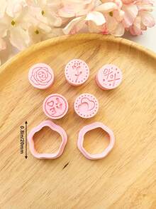 Valentine'S Day Rose Polymer Clay Cutters, Romantic Heart Rose Shape Polymer Clay Cutter Molds For DIY Soft Pottery Earrings, Polymer Clay Crafting Tools, Valentine's Day Gift - Valentine'S Day Rose Polymer Clay Cutters - View 3