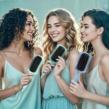 Curl Defining Brush, Curly Hair Brush Products For Effortlessly Detangling Shaping And Styling Women'S Men'S Curls On All Wet Or Dry Hair Types, Reduces Frizz - ColorD - View 7