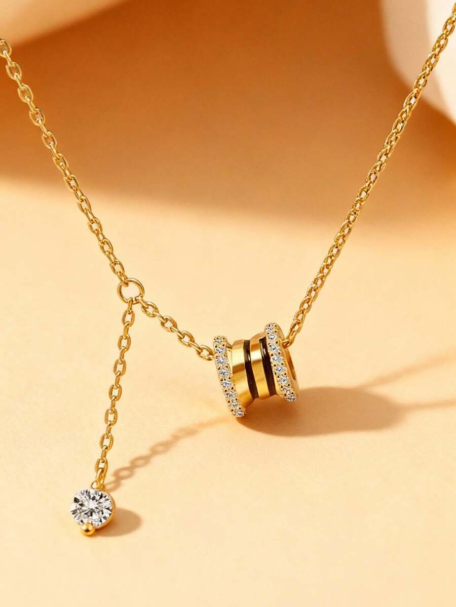 1pc Fashionable Delicate Waist Chain Necklace, Versatile Women's Necklace Suitable For New Year's Outfit, Holiday Gift - Necklace 0003 - View 1