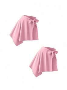 2pcs Women's Fitness Sports Wrap Skirt, Tennis Yoga Running Tie-Up Cover-Up, Yoga Ballet Tennis Skirt, Tie-Up Skirt, Breathable Fabric, Non-Stuffy, Suitable For Women's Cover-Up, Sports Fitness Running Wrap Skirt, Suitable For Gym, Outdoor Sports, Walking, Running, Yoga Running Fitness Slimming Quick-Dry One-Piece Covering Hip Anti-Flashing Half-Body Tennis Skirt Yoga Pants Cover - Multicolor - View 9