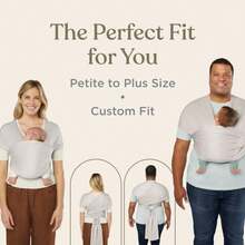 JCH-Aura Baby Wrap Sustainable Knit - Olive Diamonds - Diamantes de oliva - Ver 8