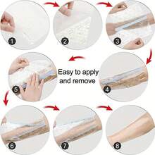50pcs Transparent Waterproof Adhesive PU Film Tape, Breathable Waterproof Thin Blank Dressing Patch - Multicolor - View 9