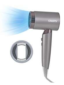 CRASTS 家用大功率吹风机，风力强劲，温和护发，快速干发，冷热风两用，便携式旅行吹风机，静音运行，带集风嘴 - 查看 3