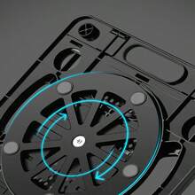 Rotatable & Adjustable Laptop Stand, Desktop Riser, Cooling Holder, Portable Lift Desk Mount - Multicolor - View 6