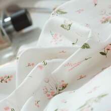 Cotton Floral Duvet Cover Queen Pink White Floral Bedding Sets Vintage Style Garden Floral Comforter Cover Boho Flower Botanical Duvet Cover Girls Women Aesthetic Queen Duvet Cover With Zipper Ties Variant 4 - A# 粉紅色花朵 - 查看 4