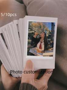 1/5/10pcs Custom Photo Prints - 4R Size 4x6 Inches, 5R Size 5x7 Inches, Professional Photo Printing, Gifts, Weddings, Couples, Holidays, Photo Printing, Personalized Couple Photos Decor, DIY Custom Birthday And Christmas Gifts - Multicolor - View 4