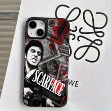 Póster de : Dinero, sangre y hombre furioso. Esta elegante funda es compatible con los modelos  17, 16, 15, 14 Pro Max, 13, 12, 11, XR y XS Plus. Fabricada en TPU flexible, resistente a golpes y arañazos, ofrece una excelente protección contra caídas y un agarre cómodo. Es un regalo ideal para familiares, amigos y seres queridos, y una opción perfecta para festivales. - Negro - Ver 2