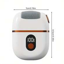 Rechargeable Electric Callus Remover, Foot File With 2 Replacement Rollers, Adjustable Speed, Waterproof Foot Grinder, Perfect For Removing Dead Skin, Calluses, Cracked Heels (With Display Screen) - Multicolor - View 12