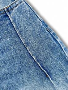 2025 Nouveaux jeans en denim élastique pour femmes, jeans bleus coupe ample, pantalon casual taille haute jambe large, convient pour un port quotidien