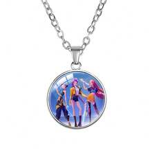 1pc KPOP Witch Hunt Girl Group Crystal Pendant Necklace, Anime Peripheral Accessory, Collarbones Chain - Multicolor - View 8