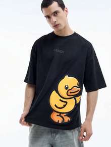 TU B. Duck T-Shirt - Black - View 4