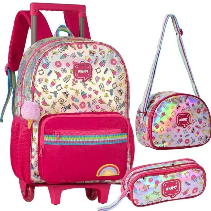 The Holographic Children's Backpack Kit Was Specially Designed For ...